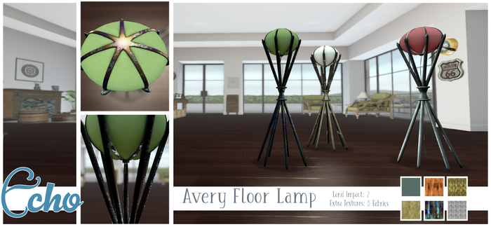 Echo - Avery - Floor Lamp - Fatpack - Box