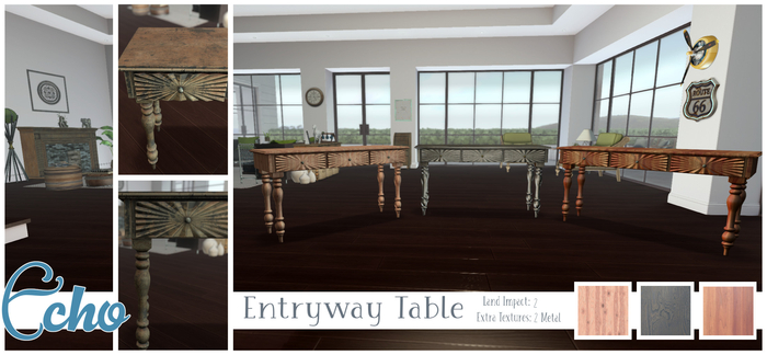 Echo - Avery - Entryway Table - Style 1 