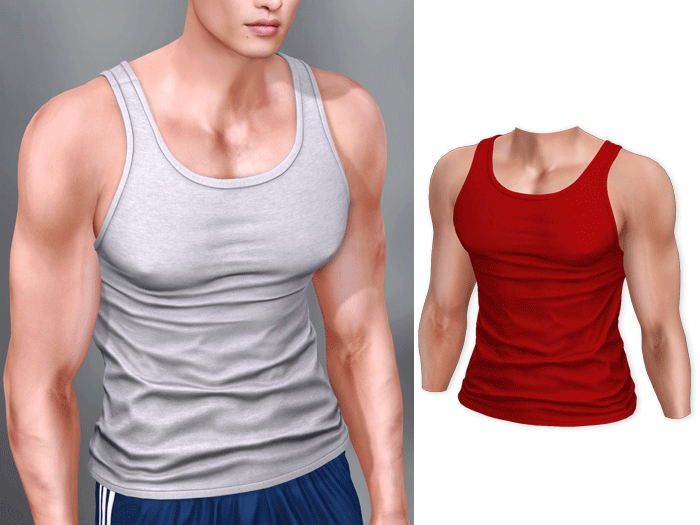 Mossu - Greg Tank Top - Red