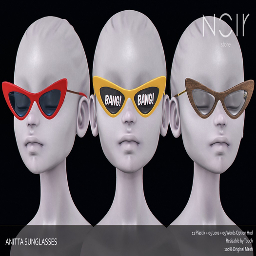 :::NOIR:::Anitta Sunglasses (WEAR)