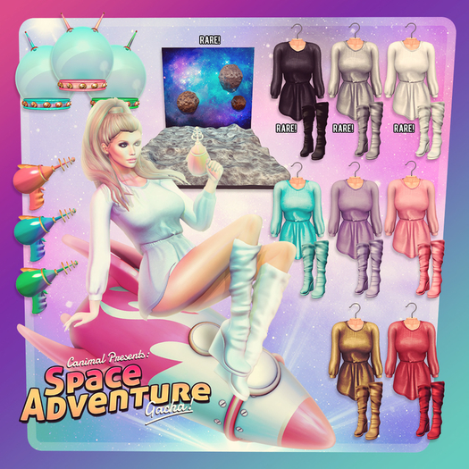 [Canimal] Space Adventure Boots White RARE