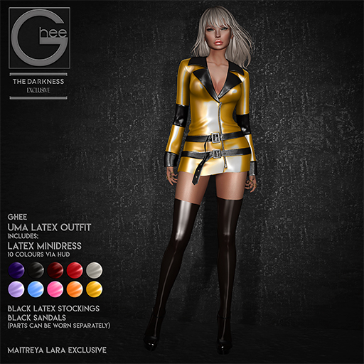 Ghee Uma Latex Outfit