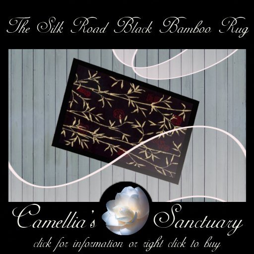 The Silk Road Rug (Black Bamboo)