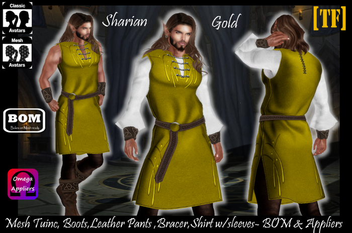 SHARIAN (Gold) [TF] - [Wear to Unpack]