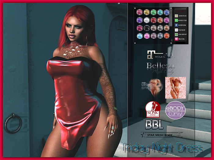 [TOXIC BISH] Friday Night Dress @ HUD