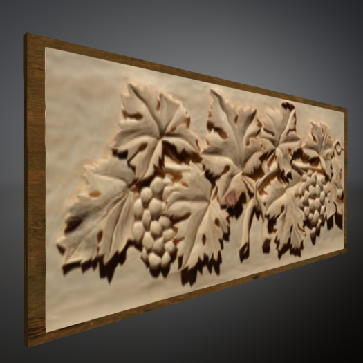 low relief - grapes