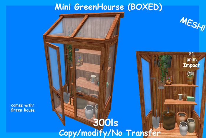 Mini GreenHourse (BOXED)