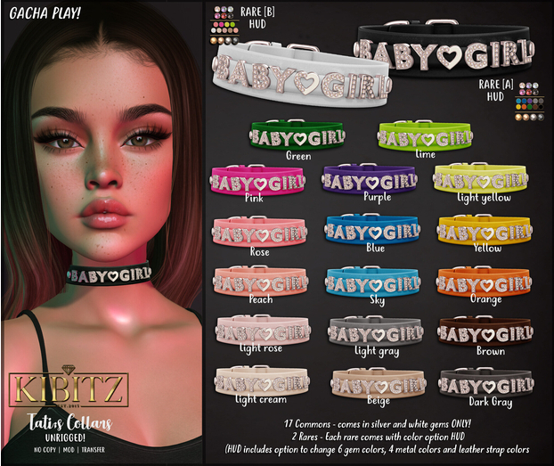 Kibitz - Tati's collar - light yellow