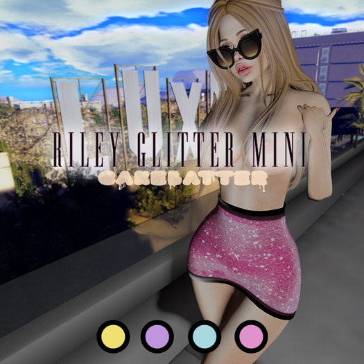 cakebatter / riley pretty little glitter skirt / Maitreya Belleza Slink FATPACK -boxed-