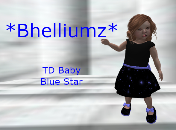 *Bhelliumz* TD Baby Dress Pack -  L.Blue Star