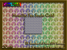 Metallic Fan Scale Gold Textures