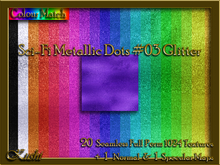 !Kushi! SciFiMetallicDots03GLITTER Textures -WearToUnpack