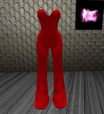 ~SugarBaby~ Isis Jumpsuit-Red
