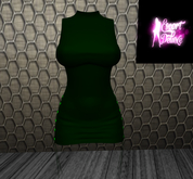 Lace Up Dress Hourglass-Green
