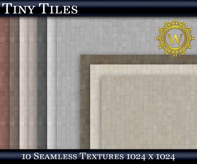 Tiny Tiles 10 Seamless Textures Stone Floors - WonderWall