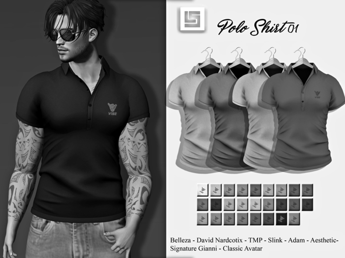 [LS]POLO SHIRT 01 DEMO