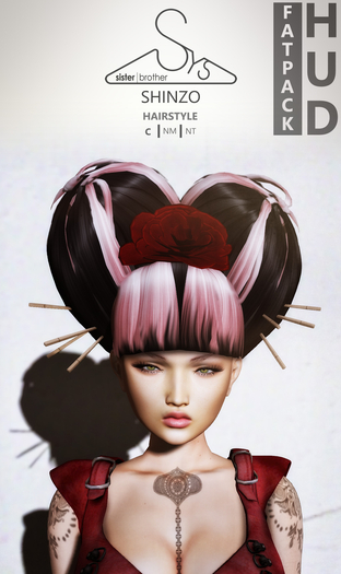 [sYs] SHINZO hair (unrigged) - FATPACK