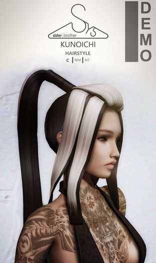 [sYs] KUNOICHI hair (rigged) - DEMO