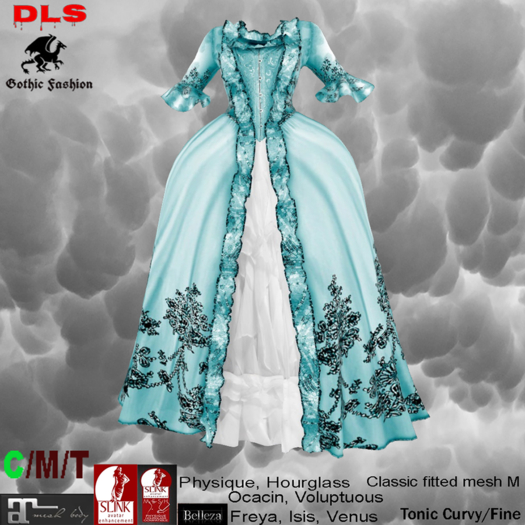 Principessa B babyblue flowers boxed