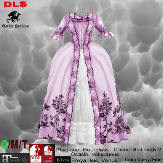 Principessa B pink flowers boxed