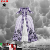 Principessa B purple flowers boxed