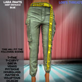 [L.T] Lara Pants - Keep Distance - Blue (REZZ ME)