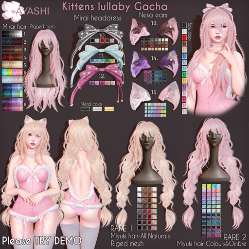 #2[^.^Ayashi^.^] Mirai hair-Winter set