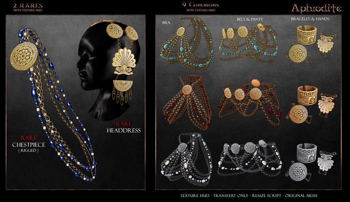 .aisling. Aphrodite - FULL SET - Gold