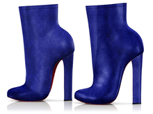 Garbaggio // Aline Boots - Blue