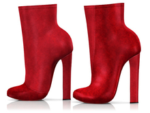 Garbaggio // Aline Boots - Red
