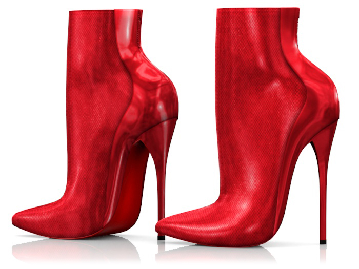 Garbaggio // Clara Boots - Red
