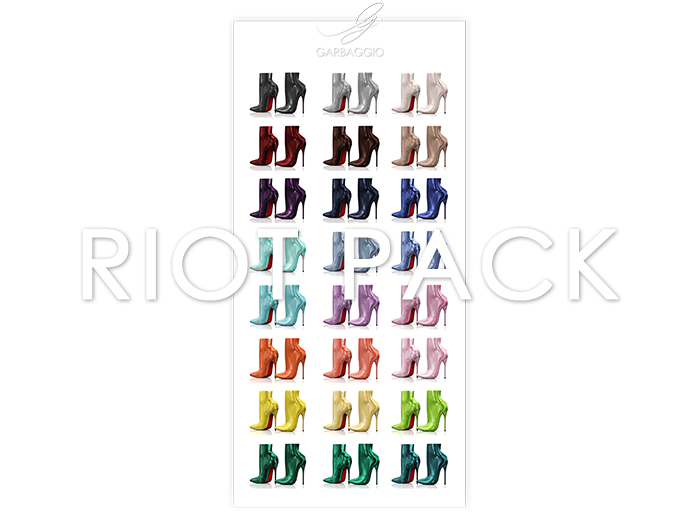 Garbaggio // Clara Boots - Riot Pack