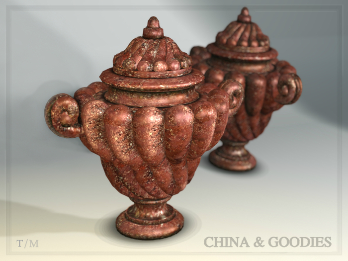 Porphyre vase Imperial red -C&G-