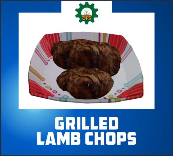 DFS GRILLED LAMB CHOPS (texture)