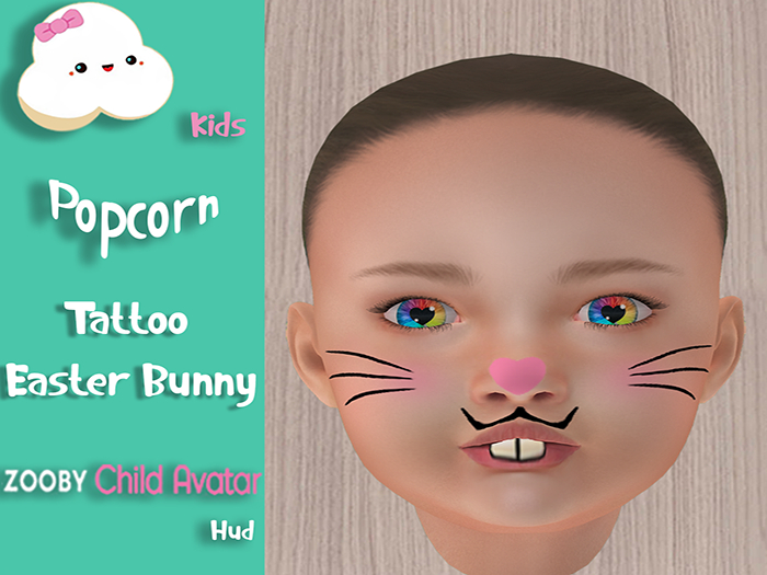 .:MB:. Tattoo - Easter Bunny (Only Zooby Child Avatar)