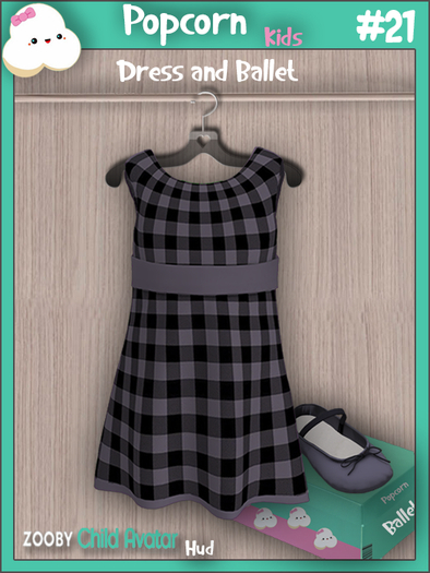 .:M.B:.  Dress + Ballet #21 (Only Zooby child Avatar) 