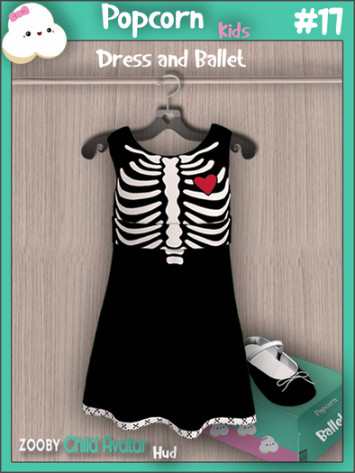.:M.B:.  Dress + Ballet #17 (Only Zooby child Avatar) 
