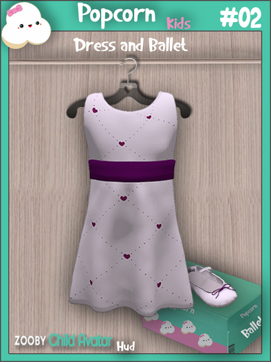 .:M.B:.  Dress + Ballet #02 (Only Zooby child Avatar) 