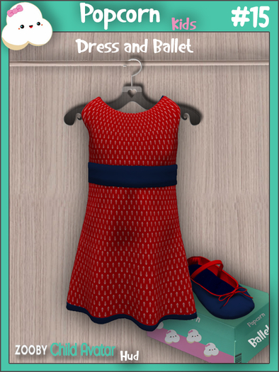.:M.B:.  Dress + Ballet #15 (Only Zooby child Avatar) 
