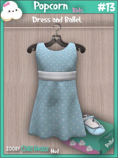 .:M.B:.  Dress + Ballet #13 (Only Zooby child Avatar) 