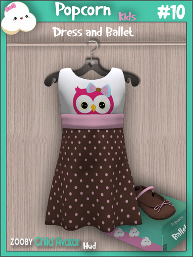 .:M.B:.  Dress + Ballet #10 (Only Zooby child Avatar) 