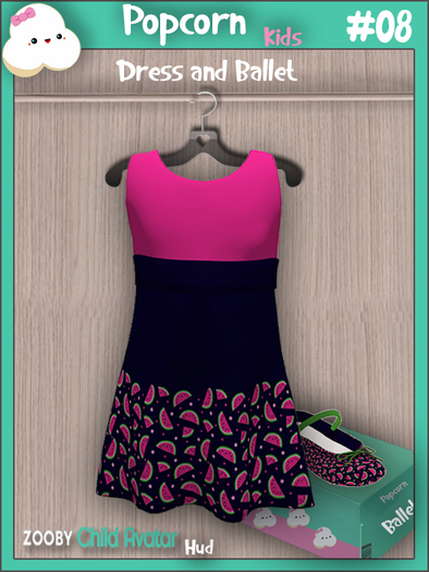 .:M.B:.  Dress + Ballet #8 (Only Zooby child Avatar) 