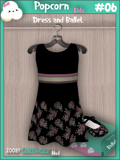 .:M.B:.  Dress + Ballet #06 (Only Zooby child Avatar) 