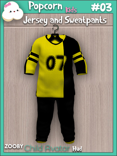 .:M.B.: Jersey + Sweatpants #3 (Only Zooby child Avatar)