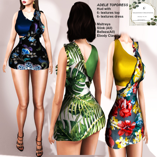 Adele Top Dress*Salesita's Creations* *SC* Box.