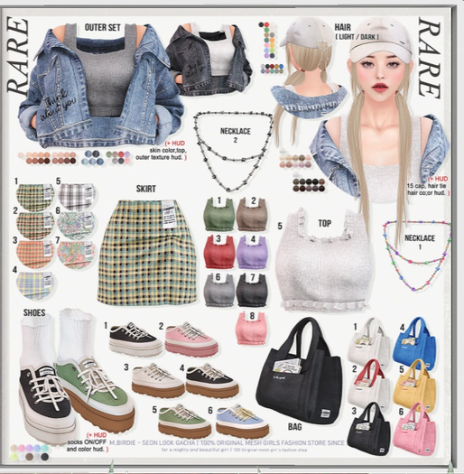 `M.BIRDIE / MeiMei look. SKIRT Maitreya4