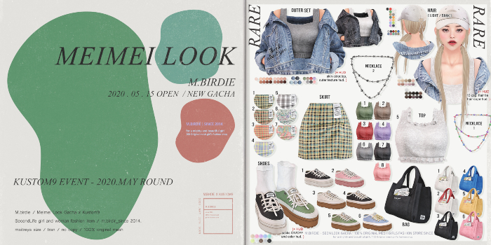 `M.BIRDIE / MeiMei look. TOP Maitreya1