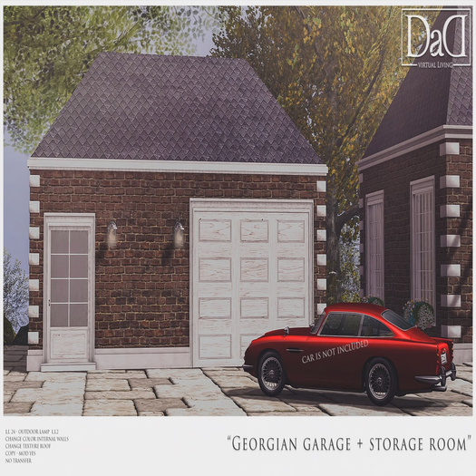 Georgian Garage + Storage Room