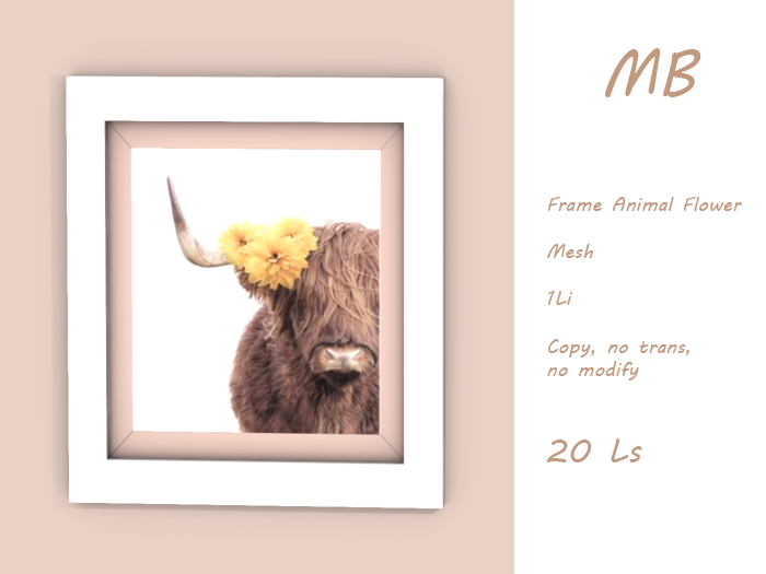 MB box - Frame buffalo  Flowers