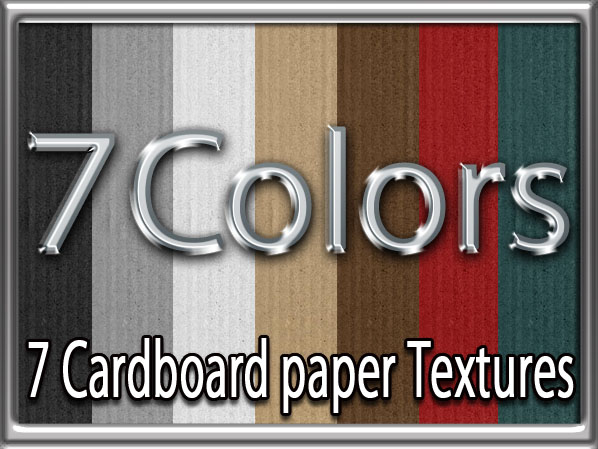 Zoy Texture [ Cardboard paper ] Seamless - 7 Colors